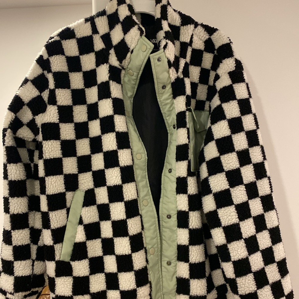 Vans Winterset Sherpa Checkerboard Jacket - M - Picture 3 of 7